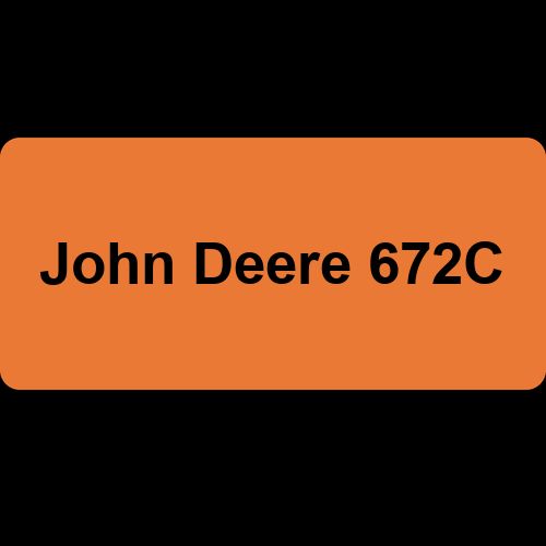 John Deere 672C